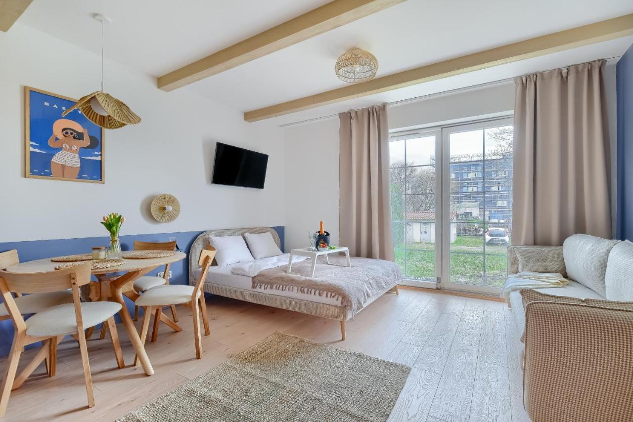 Apartamenty 4 Pory Roku- 200M Plaza, Prywatny Parking 索波特 外观 照片